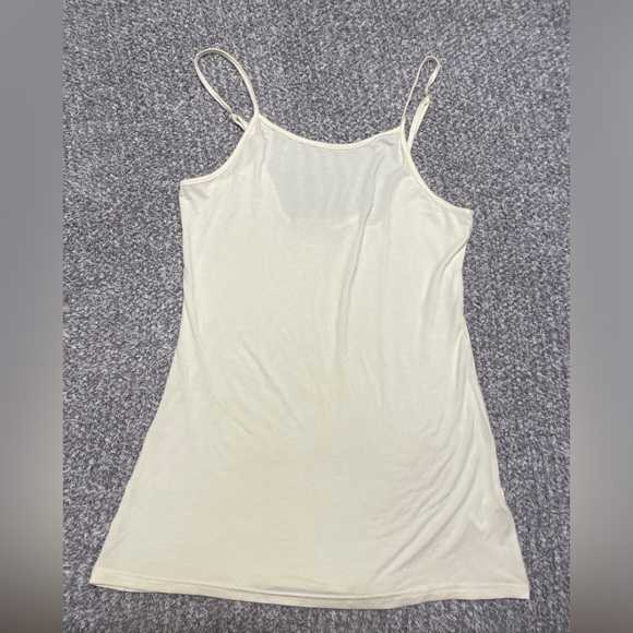 NWOT Jen’s Pirate Booty XS cream tank top. Adjustable straps.Small stain on back - Picture 1 of 8